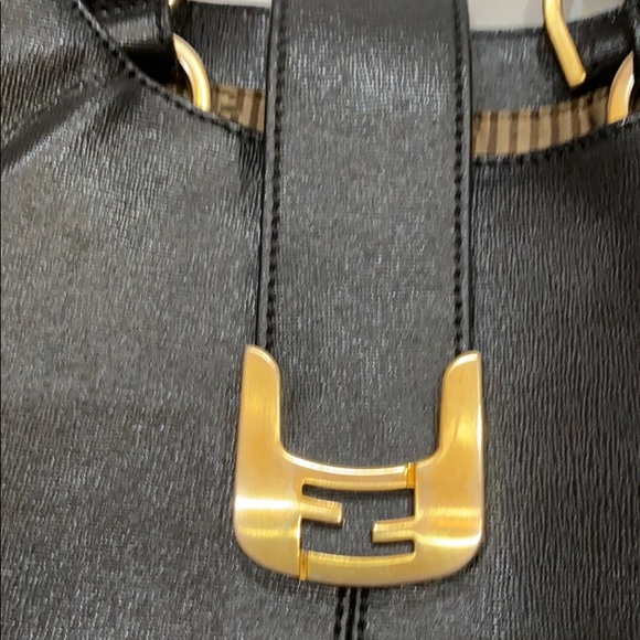 Fendi leather bag / tote - Picture 7 of 10